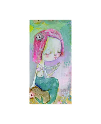 Mindy Lacefield Pearl Mermaid Canvas Art - 15" x 20"