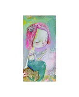 Mindy Lacefield Pearl Mermaid Canvas Art - 15" x 20"