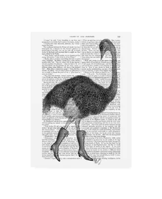 Fab Funky Ostrich in Boots Canvas Art