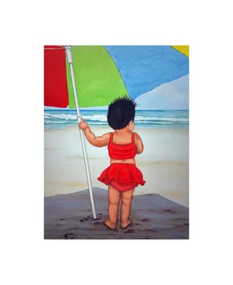 Patrick Sullivan Beach Baby K Canvas Art