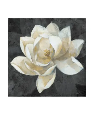 Albena Hristova Majestic Magnolia Neutral Sq Canvas Art