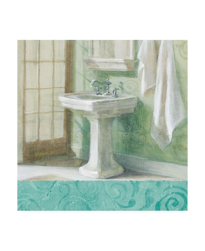 Danhui Nai Refresh Bath Border Ii Canvas Art - 19.5" x 26"