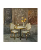 Danhui Nai French Cafe Painting Canvas Art - 15.5" x 21"