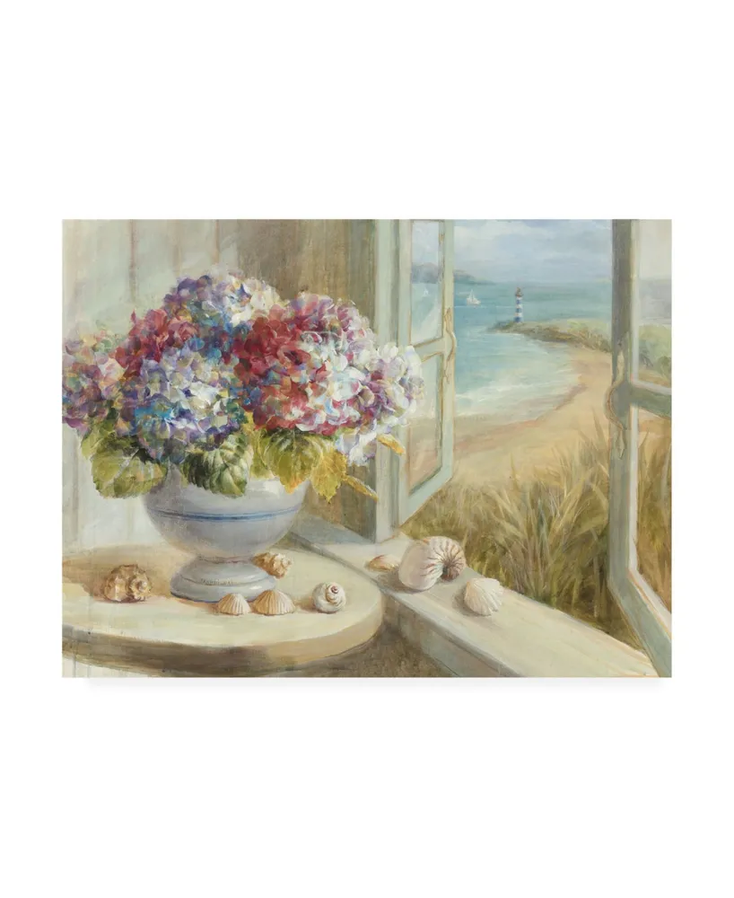 Danhui Nai Coastal Hydrangea Canvas Art