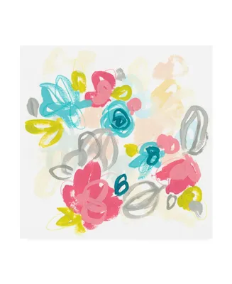 June Erica Vess Floral Scatter I Canvas Art