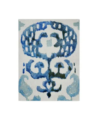 Chariklia Zarris Sapphire Ikat I Canvas Art - 19.5" x 26"