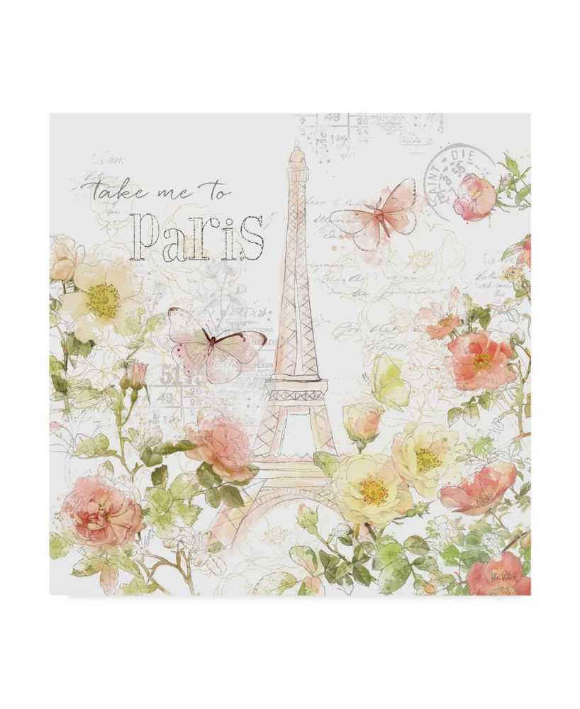 Katie Pertiet Painting Paris Ii Canvas Art - 15" x 20"