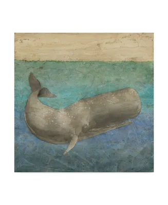 Megan Meagher Diving Whale Ii Canvas Art - 15" x 20"