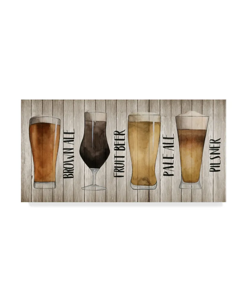 Grace Popp Beer Chart I Canvas Art