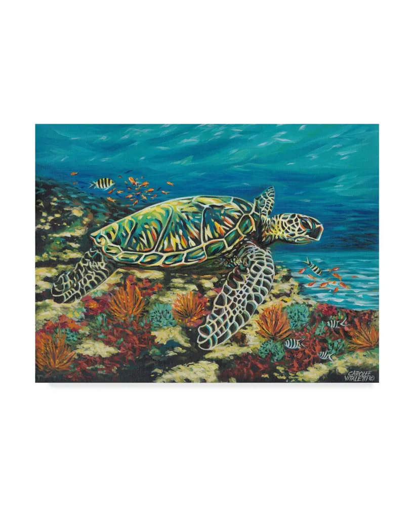 Carolee Vitaletti Deep Sea Swimming Ii Canvas Art