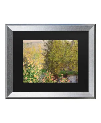 Claude Monet Corner of the Garden at Montgeron, 1876 Matted Framed Art
