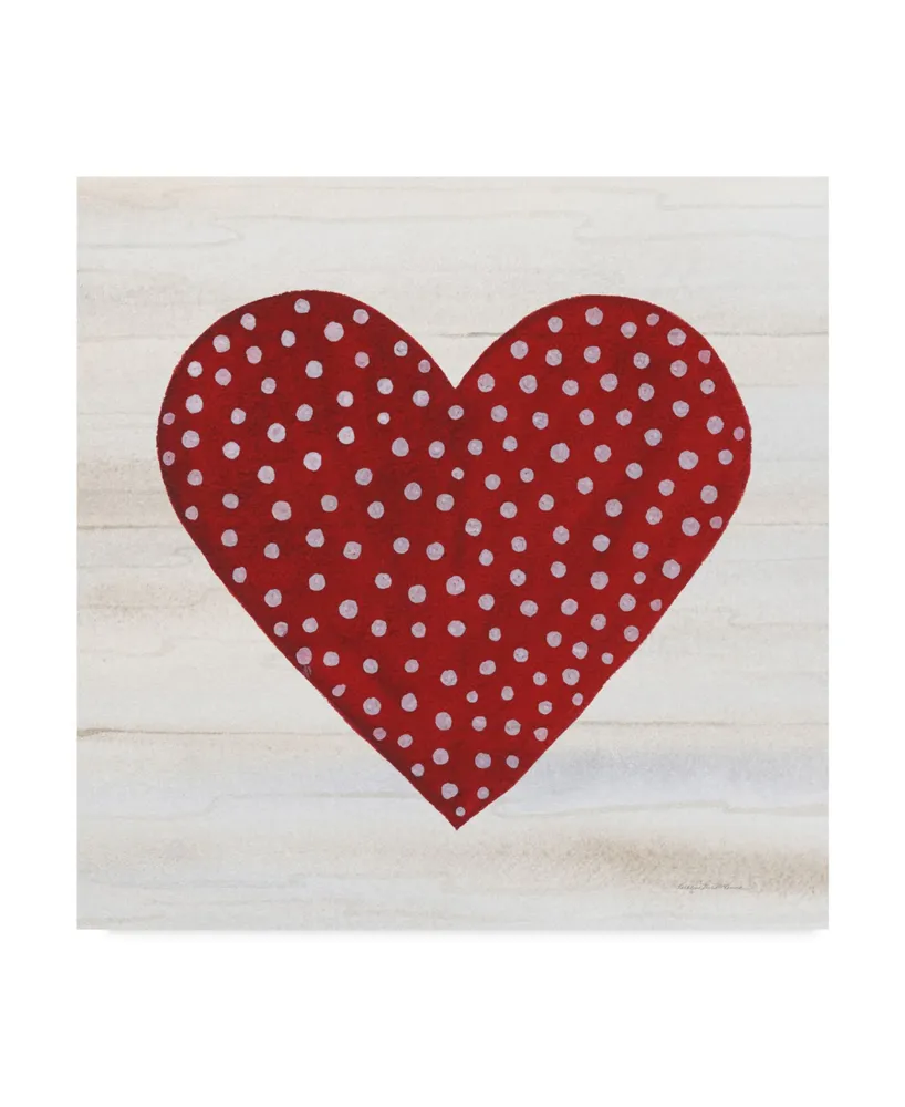 Kathleen Parr Mckenna Rustic Valentine Heart I Canvas Art