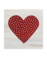 Kathleen Parr Mckenna Rustic Valentine Heart I Canvas Art