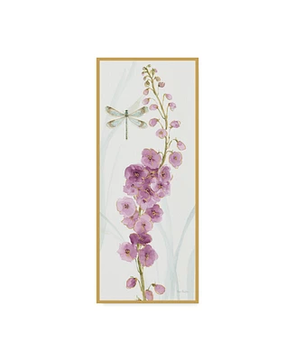 Lisa Audit Rainbow Seeds Flowers Vii Dragonfly Canvas Art - 15" x 20"