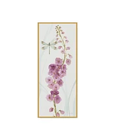 Lisa Audit Rainbow Seeds Flowers Vii Dragonfly Canvas Art - 15" x 20"