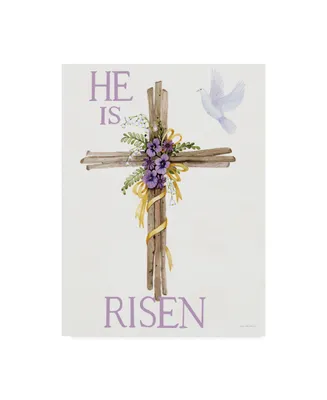 Kathleen Parr Mckenna Easter Blessing Saying Iii with Cross Canvas Art