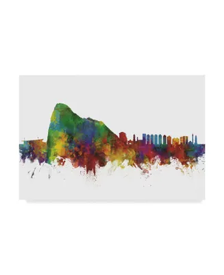 Michael Tompsett Gibraltar Skyline Ii Canvas Art