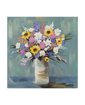Jade Reynolds Mixed Pastel Bouquet I Canvas Art