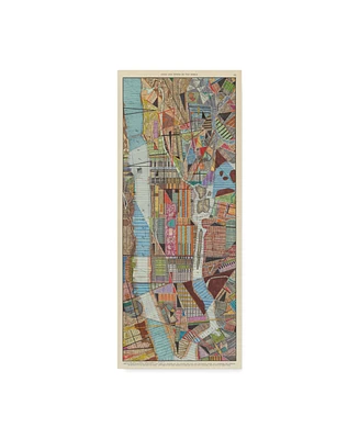 Nikki Galapon Modern Map of New York Iii Canvas Art - 15" x 20"