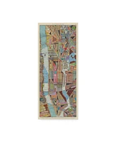 Nikki Galapon Modern Map of New York Iii Canvas Art - 15" x 20"