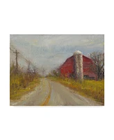 Marilyn Wendling Country Silo Canvas Art - 20" x 25"