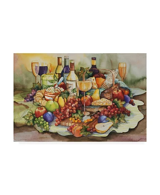 Kathleen Parr Mckenna Wine Tastings Canvas Art - 37" x 49"