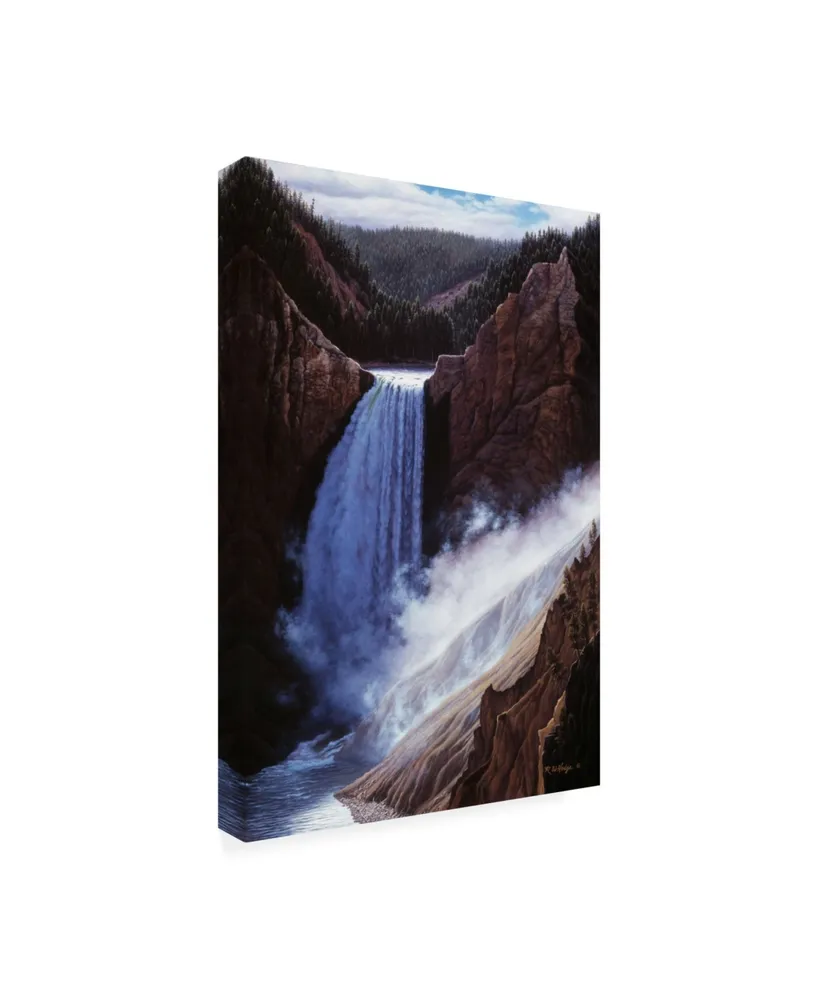 R W Hedge The Voice of Yellowstone Canvas Art - 36.5" x 48"