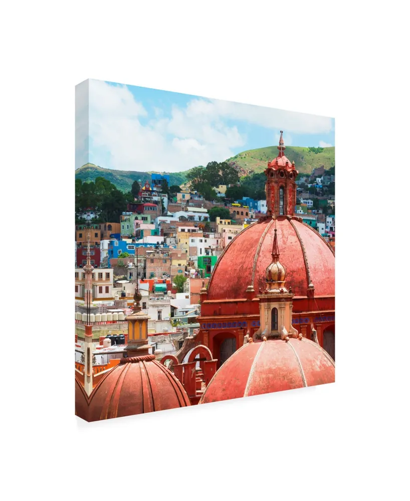 Philippe Hugonnard Viva Mexico 3 Guanajuato Church Domes Ii Canvas Art