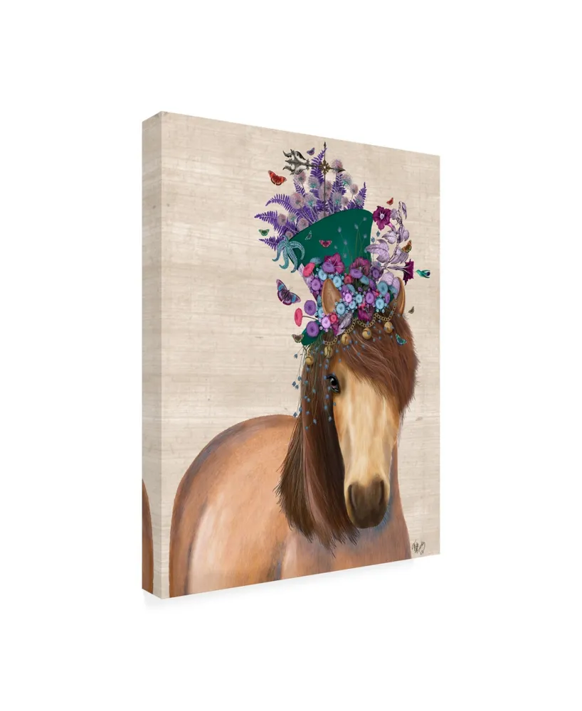 Fab Funky Horse Mad Hatter Canvas Art