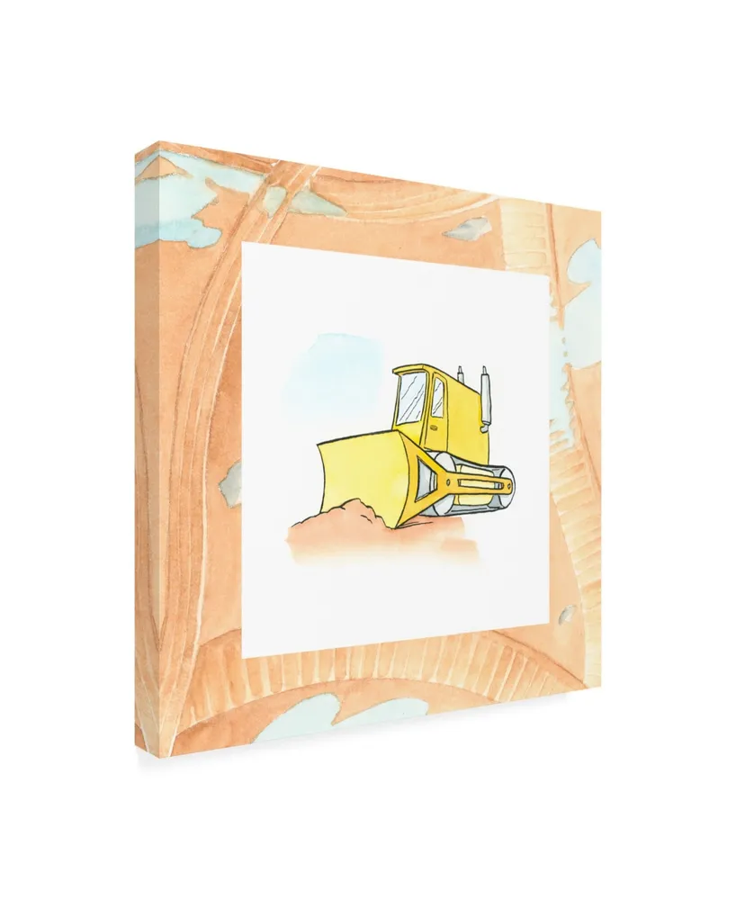 Charles Swinford Charlies Bulldozer Childrens Art Canvas Art