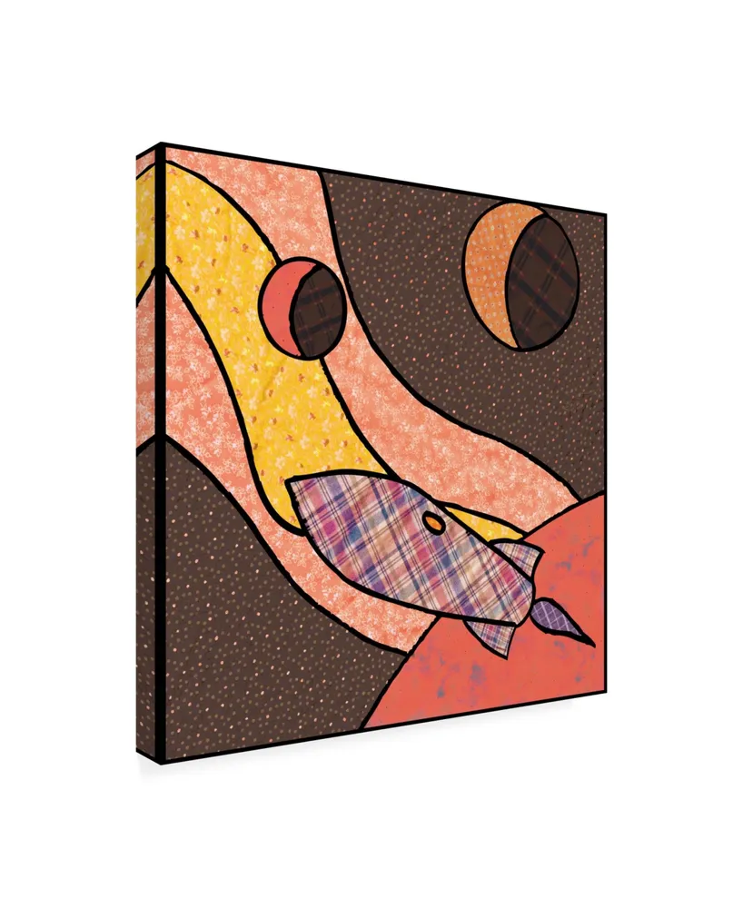 Charles Swinford Patchwork Planets Ii Canvas Art