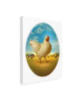 Dan Craig Smaller Promo Chicken - Egg Canvas Art