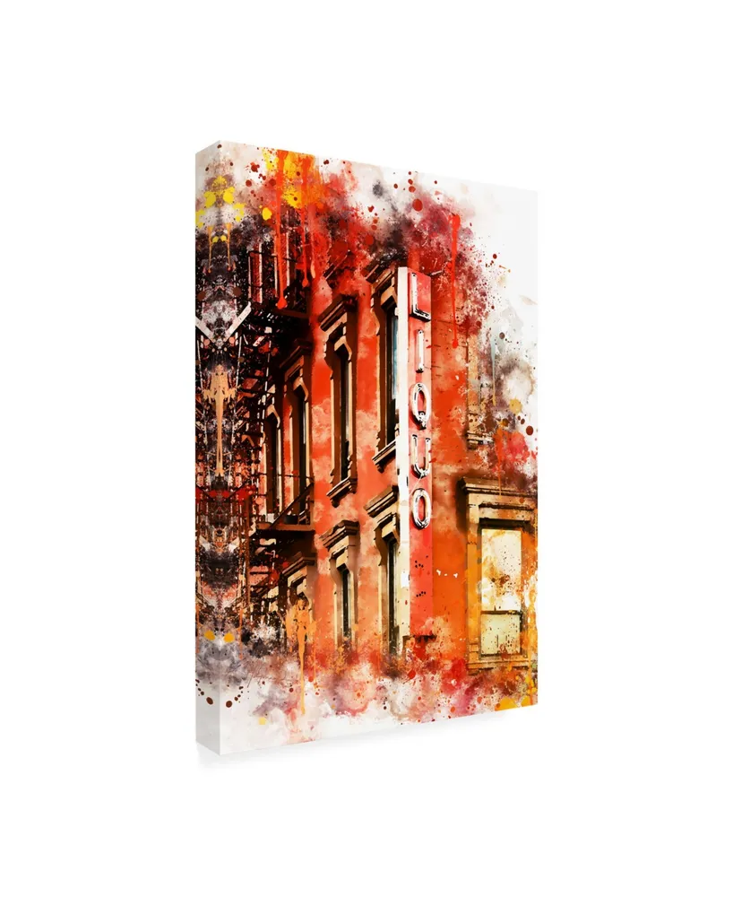 Philippe Hugonnard Nyc Watercolor Collection - Liquors Canvas Art