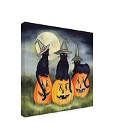 Kathleen Parr McKenna Haunting Halloween Night Ii No Border Canvas Art - 19.5" x 26"
