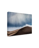 John Fan Storm Chaser Desert Canvas Art - 37" x 49"