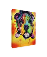 Dean Russo Baby Bulldog Stencil Canvas Art - 15" x 20"