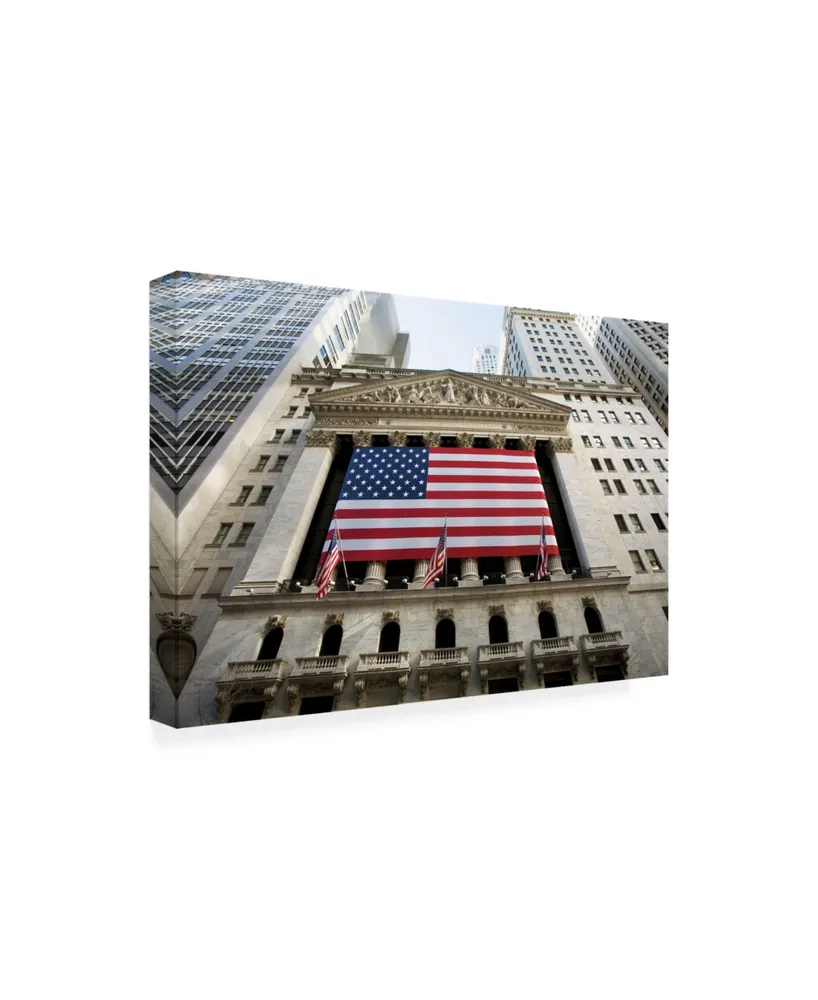 Monte Nagler Wall Street New York City New York Color Canvas Art