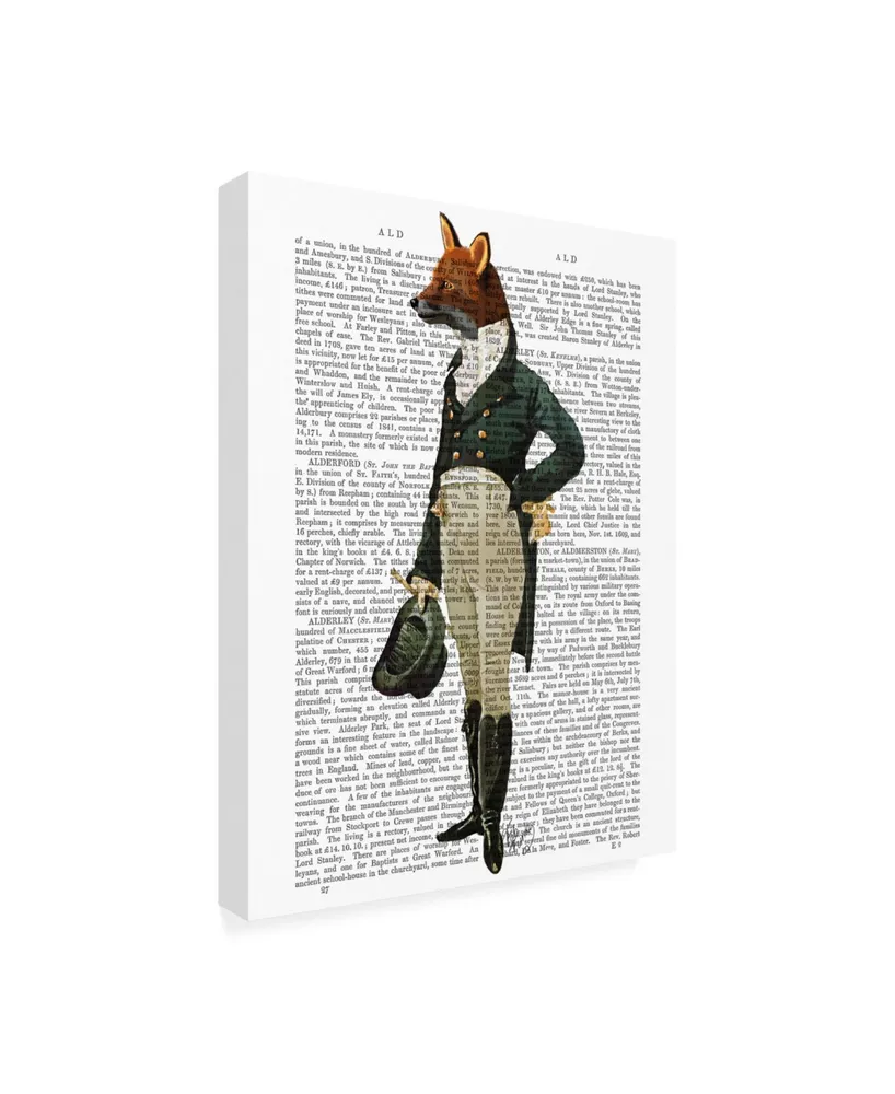 Fab Funky Dandy Fox, Full Canvas Art