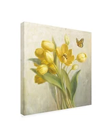 Danhui Nai Yellow French Tulips Canvas Art - 15.5" x 21"