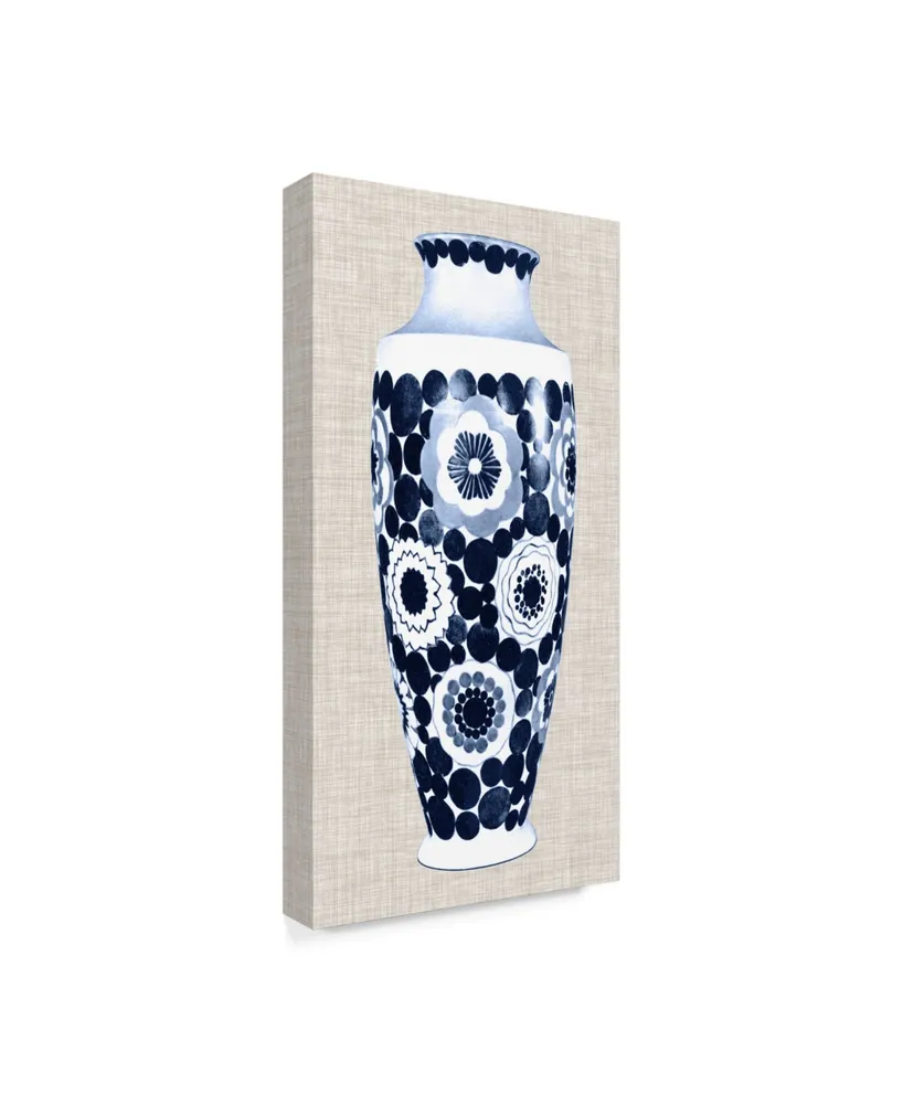 Unknown Blue & White Vase V Canvas Art - 15" x 20"