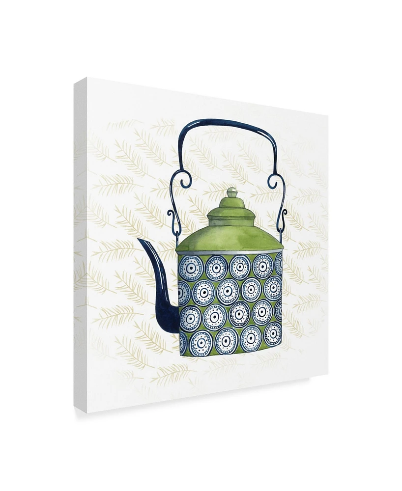 Grace Popp Sweet Teapot Iv Canvas Art - 15" x 20"