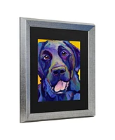 Pat Saunders-White Buddy Matted Framed Art