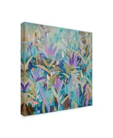 Sue Davis Purple Garden Abstract Modern Canvas Art