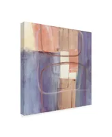 Mike Schick Passage Ii Blush Purple Canvas Art - 15" x 20"