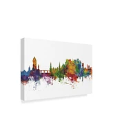 Michael Tompsett Stirling Scotland Skyline Ii Canvas Art - 20" x 25"