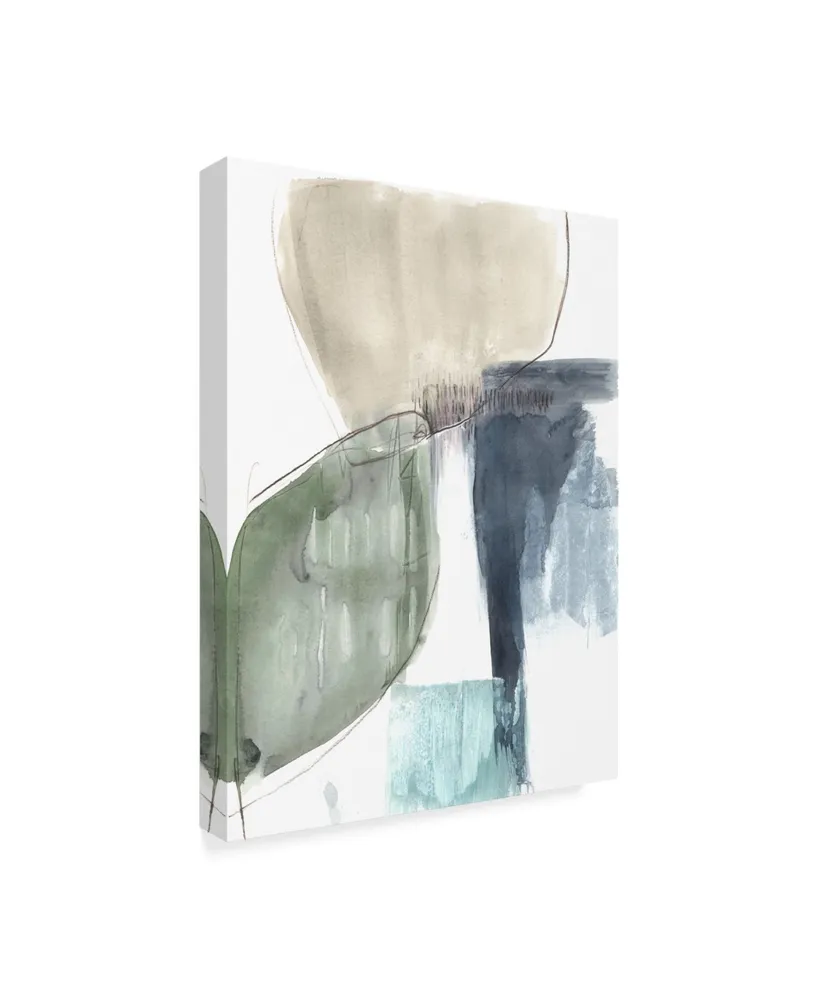 Jennifer Goldberger Verdant Divide I Canvas Art