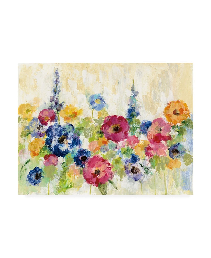 Silvia Vassileva Sunshine Field Flowers Canvas Art