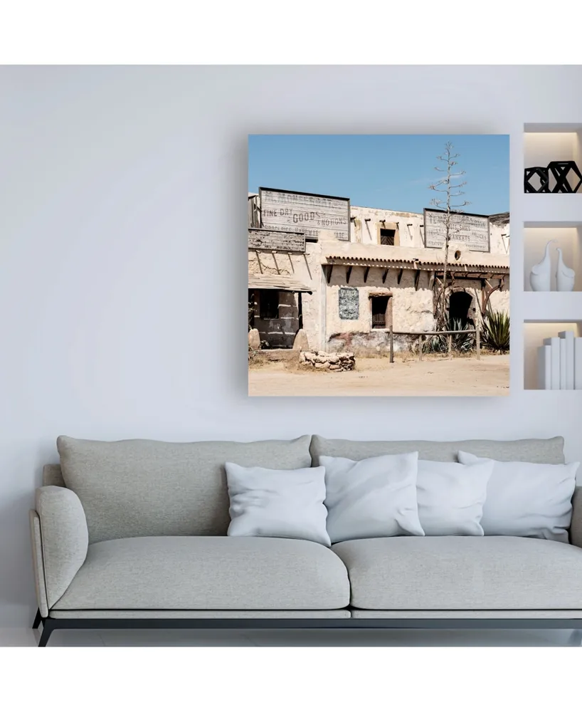 Philippe Hugonnard Made in Spain 3 Mexican Building Facade Canvas Art