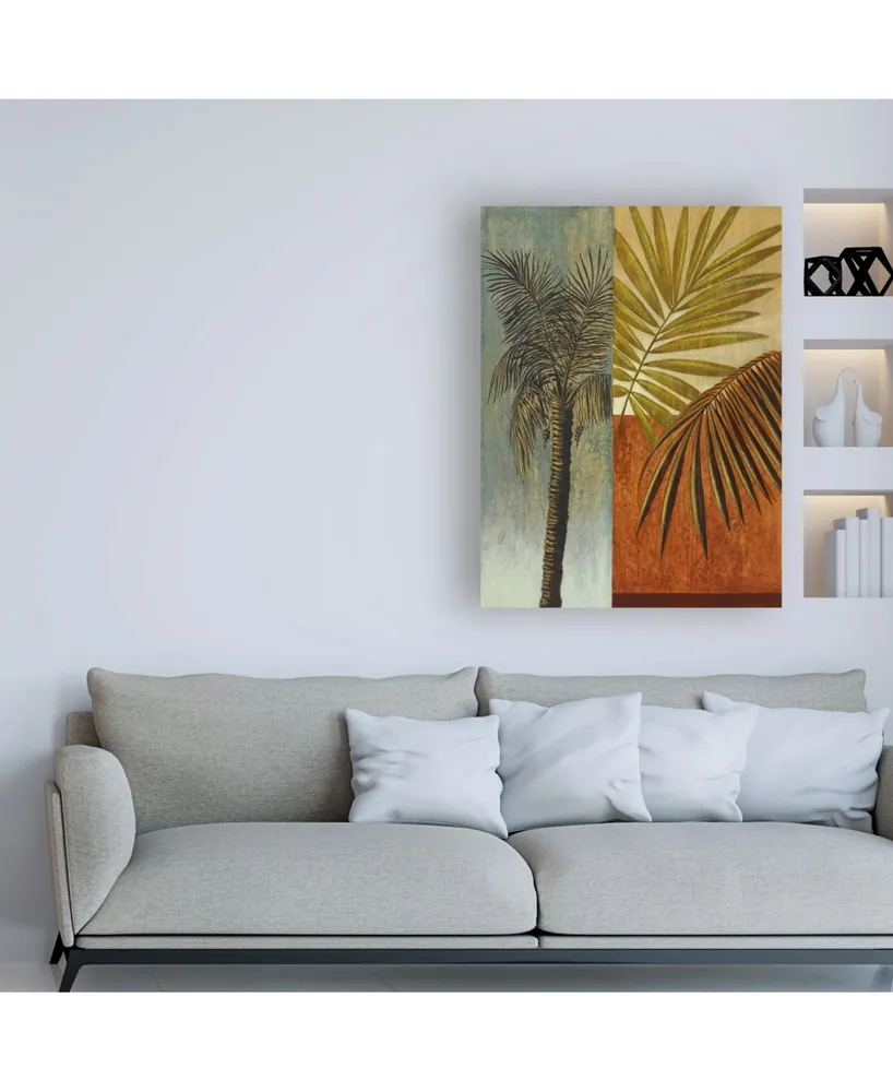 Pablo Esteban Palm Trees Fronds Canvas Art
