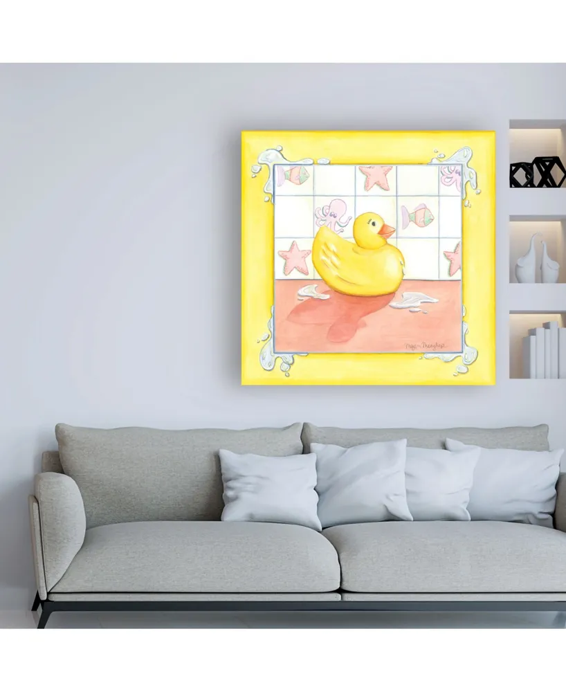 Megan Meagher Small Rubber Duck I Childrens Art Canvas Art - 19.5" x 26"